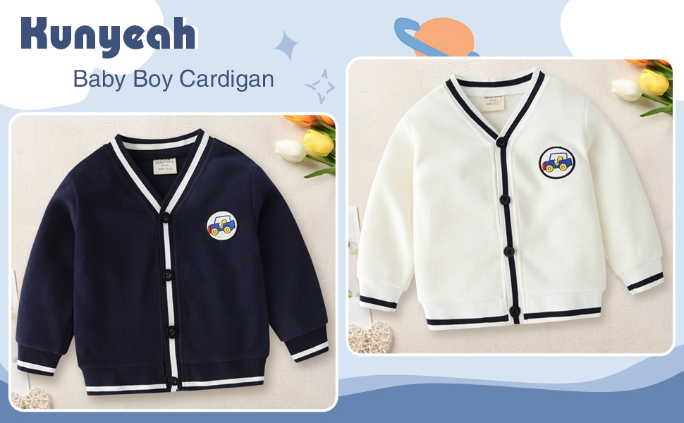 Baby Boy Long Sleeve Cardigan 