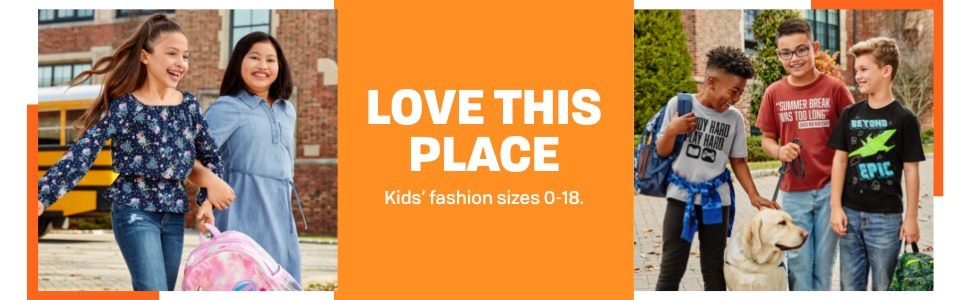 Kids'' fashion sizes 0-18