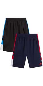 Pro Athlete Boys'' Athletic Shorts – 2 Pack