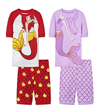 mermaid girls pajamas