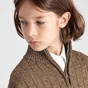 boys zip up sweater