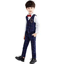 boy dress vest set