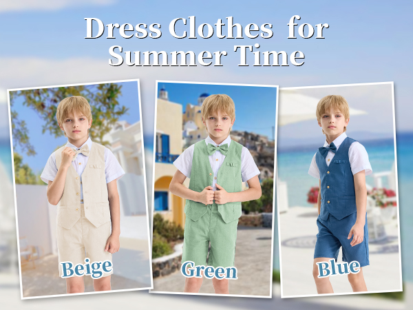 boys linen suits