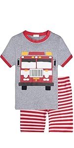 fire truck pajamas