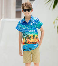 boys hawaiian shirts