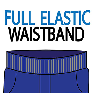 Full elastic band Uniform pants