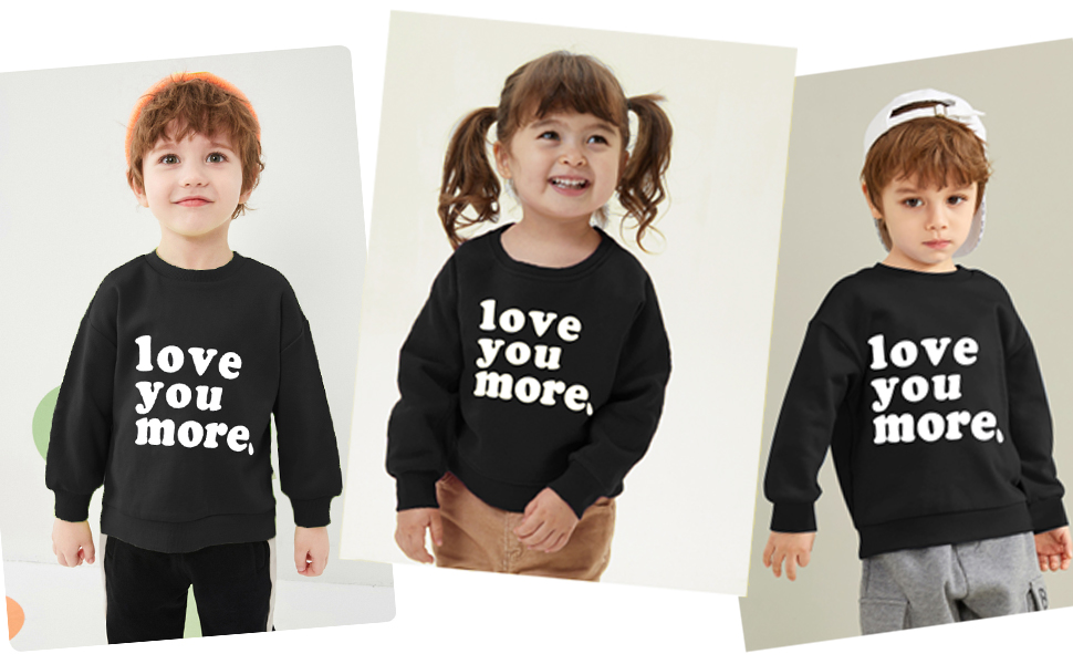 Kids valentines day sweaters