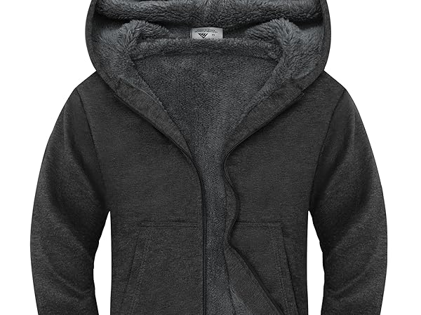 Grey Kid Hoodie