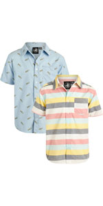 Body Glove Boys'' Shirt - 2 Pack Short Sleeve Button Down