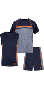 Body Glove Boys’ Active Shorts Set – 3 Piece