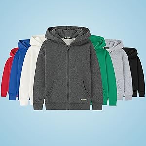 Solide Fleece zip hoodie