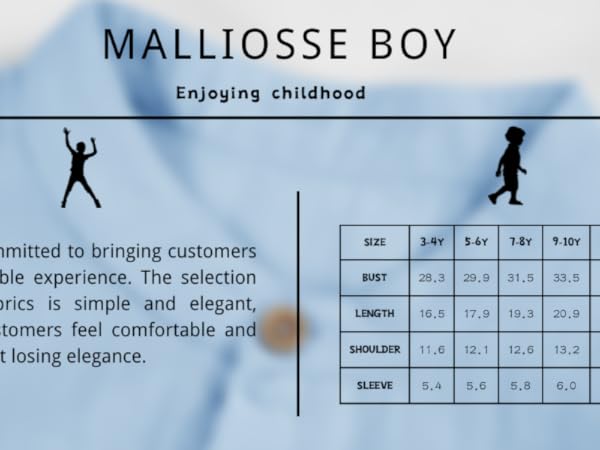 Malliosse Boys Short Sleeve Henley Shirt Button Up Linen Cotton Dress Shirts Tees Tops