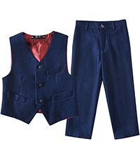 boys dress vest pants set