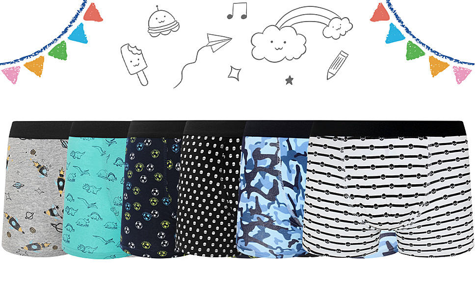 boys boxers，boys underwear size 8-10