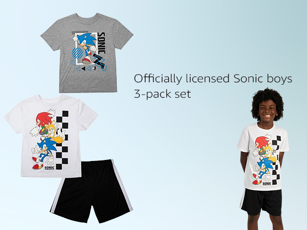 Bioworld Sonic Boys 3-Pack Set