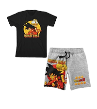 Graphic Tee And Shorts Set