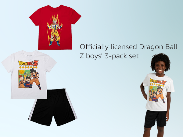 Bioworld Dragon Ball Z Boys 3-Pack Set