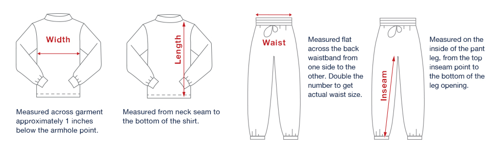 Youth size chart