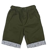 Bienzoe Boy Elastic Waisted Shorts