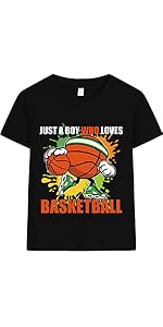 boys girls kids basket ball t shirt funny sport tee summer clothes short sleeves