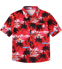 red hawaiian shirt