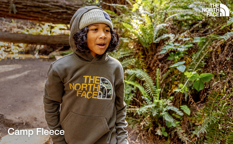 The Camp Fleece collection offers durable and comfortable apparel for their active lifestyles.