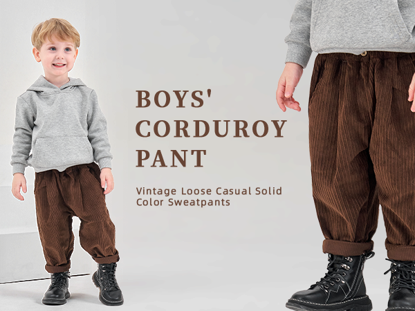 Baby boys corduroy pants