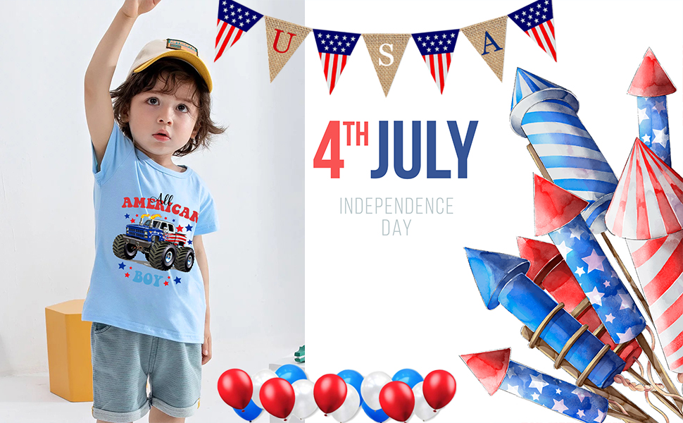 boys patriotic Tshirt