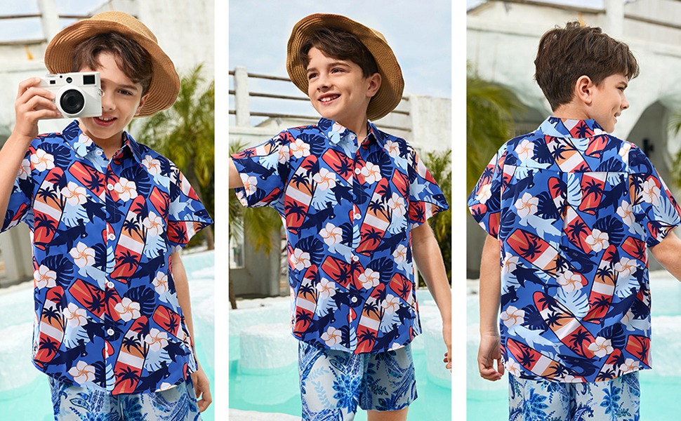 kids hawaiian shirts