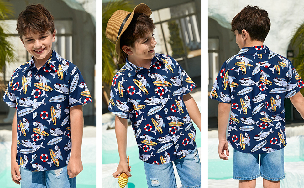 boys hawaiian shirt size 6