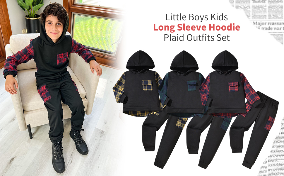 Boy Fall Outfits Set