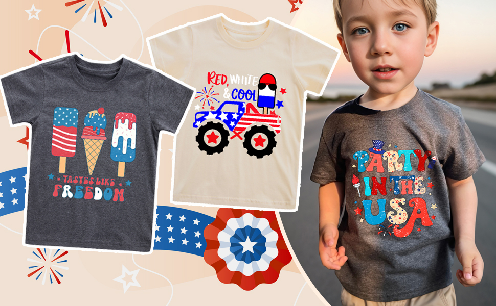 July 4th shirt for kids