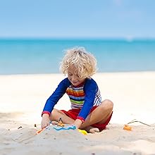 boy rash guard shirt beach