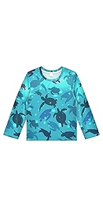 sea turtles boy rash guard shirt