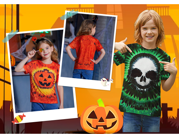 Kid''s Funny Halloween Tee Short Sleeve Shirt