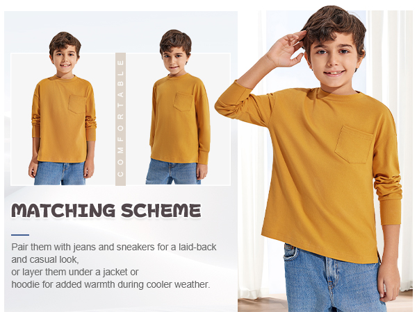 Boys Long Sleeve Shirts