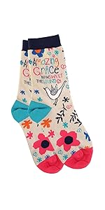 Kerusso Bless My Sole "Amazing Grace" Socks