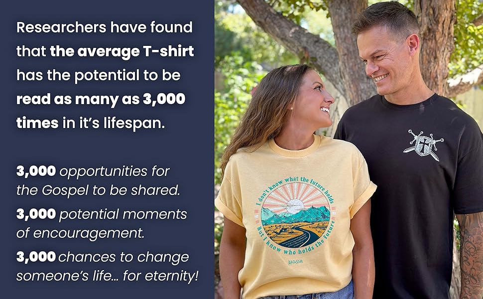 "Researchers have found that the average t-shirt has the potential to be real as many as 3000 times"