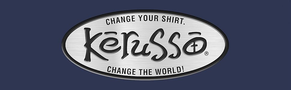 Kerusso Logo: Change your shirt. Change the world!