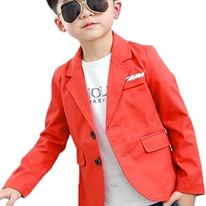 Boys Fashion Blazers Casual Jackets