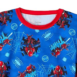 perfect fit spiderman pjs