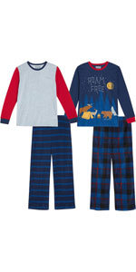 Cozy Fleece Winter Sleepwear Set - 4 Piece