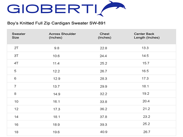 SW-891 - Size Chart - Mobile