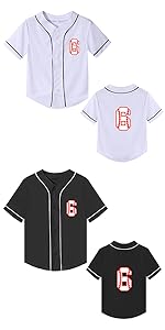 Boy 6th Birthday Shirt Baseball 6 Year Old Toddler Kids Shirts Birthday Clothes