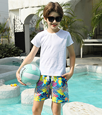 Yellow Swim Trunks for Boys