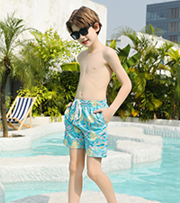 Boys pineapple Swim Trunks