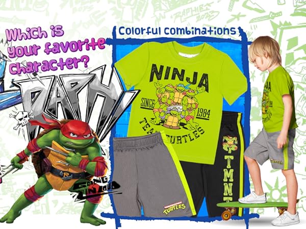 TMNT teenage mutant ninja turtles clothing Apparel t-shirt hoodie pants shorts bomber jackets