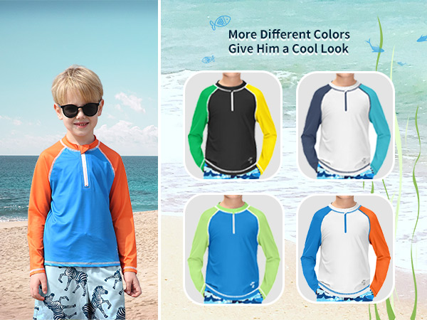 boys summer rashguard