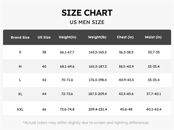 MEN SIZE