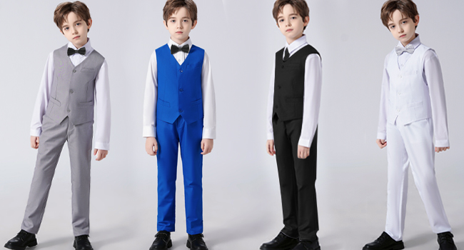 boys suit for toddler kids tuxedo formal boys suits wedding dress christmas outfit